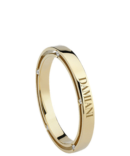 Anello damiani side oro - anello, d.side