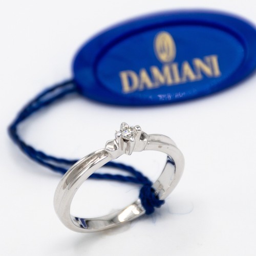 Anello damiani solitario - anello, in