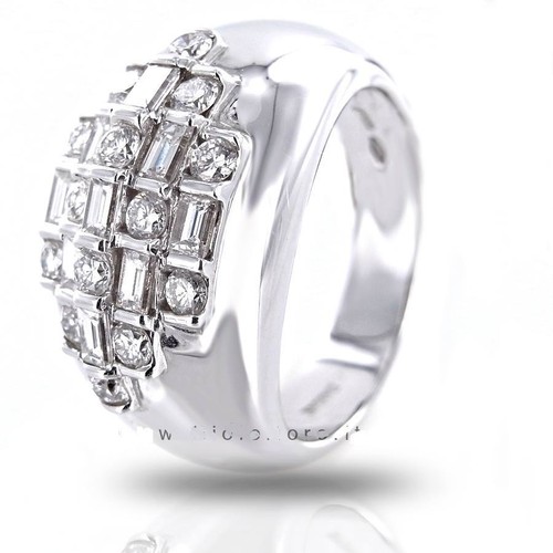 Anello damiani fascia diamanti - anello,