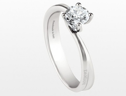 Anello solitario damiani - solitario,