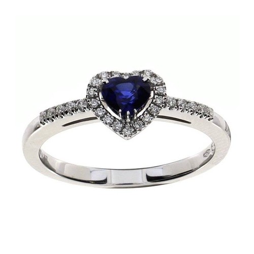 Anello damiani cuore zaffiro - anello,