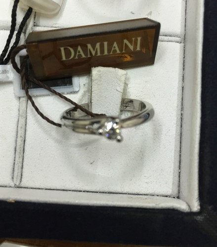 Anello solitario damiani tris - anello,
